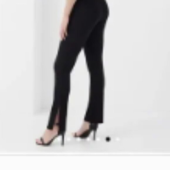 New 4th + Reckless Cutout Tummy Slit Leg Black Jumpsuit Catsuit S XS NWOT - Picture 4 of 15